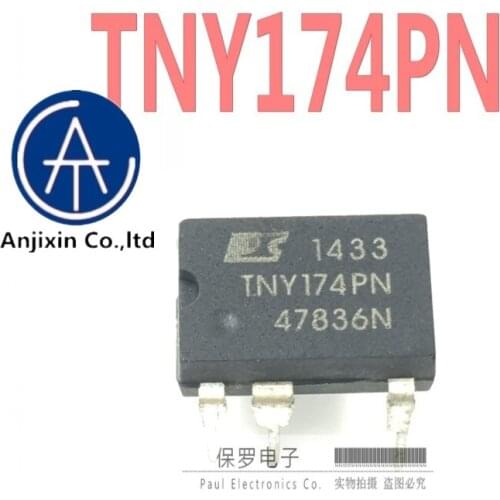 10pcs 100% orginal and new power management chip TNY174PN TNY174P TNY174 DIP-7 in stock