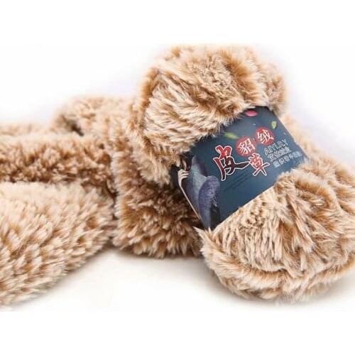 100g/1Ball 70 meters Mink Knitting Yarn Luxury Fur Hairy Cashmere Yarn For Hand Baby Warm Soft Weave laine a tricoter marifetli