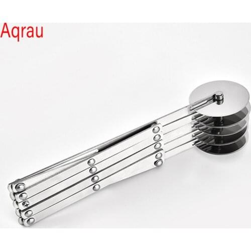 3/4/5/6/7 Wheels Foldable Pizza Separator Bread Slicer Extendable Cake Pastries Pasta Dough Cutting Machine Bakeware Pizza Tools