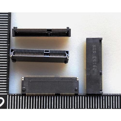 5pcs) Ngff connector m.2 socket plug Mini PCI-E 67p key-e height 3.2mm