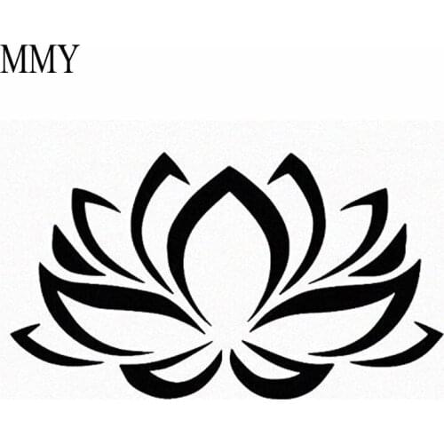 5" Wide Lotus Flower Funny Vinyl Decal Sticker Car Stickers Window