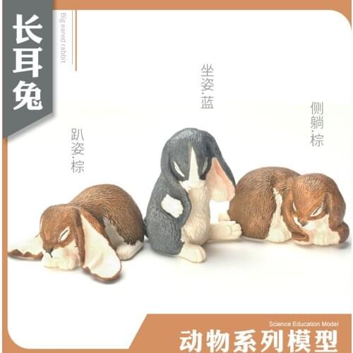 6CM Rabbit Models Figures Kids Cheap Toys Gifts Decoration Educational Props