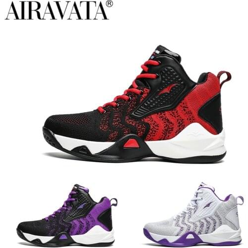 Newbeads Mens Lace Up Basketball Shoes High Top Sneakers Teens Outdoor Sports Breathable Leisure Heighten Mesh Shoes Large Size