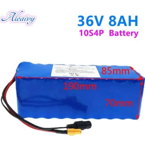 Li-ion Battery 36V 8AH Volt Rechargeable Bicycle 500W E Bike Electric Li-ion battery pack 36v battery electric moped scooter