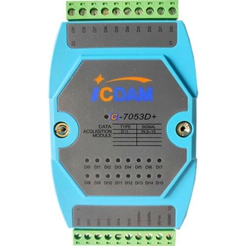 C-7053D/4053 16 channel dry contact switching quantity Digital quantity input module 485 communication