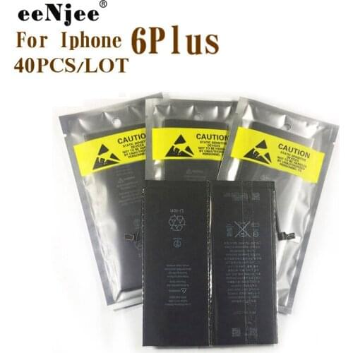 EENJEE Original IC Mobile Phone Battery 40PCS Made by Orig Protection Board High Quality Cellphone batteries For Iphone 6Plus