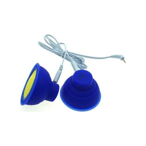 Electric Shock Accessory Nipple/Body Sucker Pump Massager Electrode Breast Enhancer With Cable Sex Toys For Couples