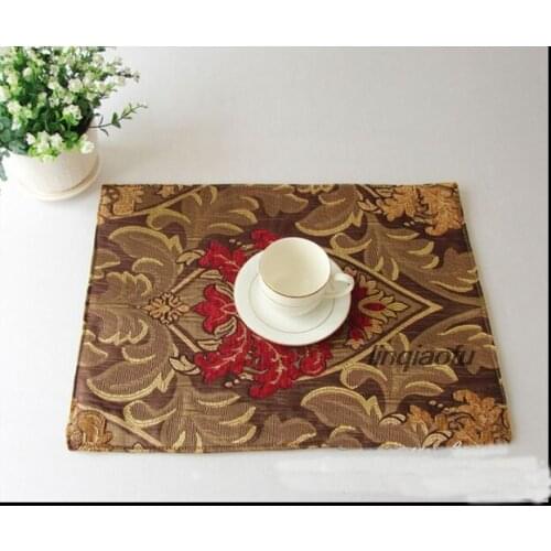 European high-end fabric placemat Western food mat insulation mat Table runner