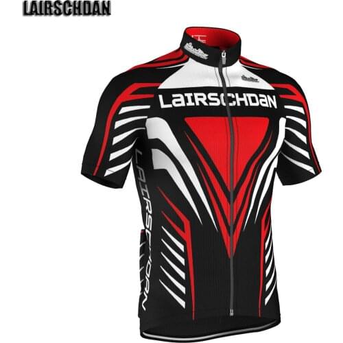 LairschDan New Men Short Sleeve Cycling Jersey Summer MTB Jerseys Shirt Pro Team Bike Tops Road Bicycle Clothing Camisa Ciclismo