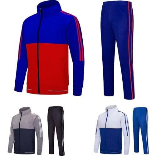 Customize New 6808 Unisex Tracksuits Adult Kid Sports Running Training Suit Sportswear Child Full Zipper Jacket Pants Set