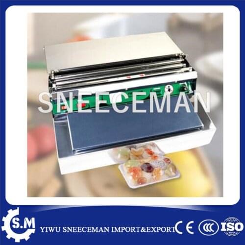 Small machinery cheap fruit and vegetable cling film packing machine
