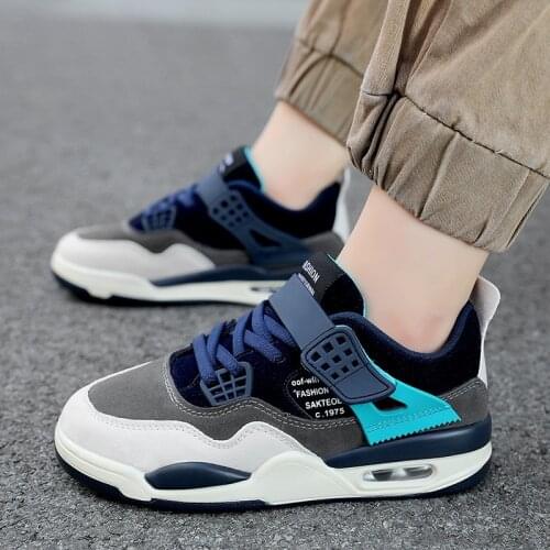 New Kids Sneakers Lightweight Casual Shoes For Boys Breathable Cushion Running Outdoor Shoes Waterproof Tenis Leather Shoes