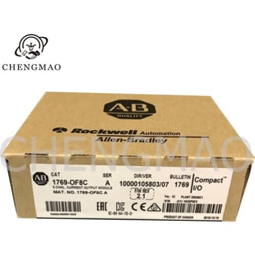 Original AB PLC Module Allen-bradley 1769 PLC 8 VHNL Analog Input Module 1769-0F8C 1769-OF8C