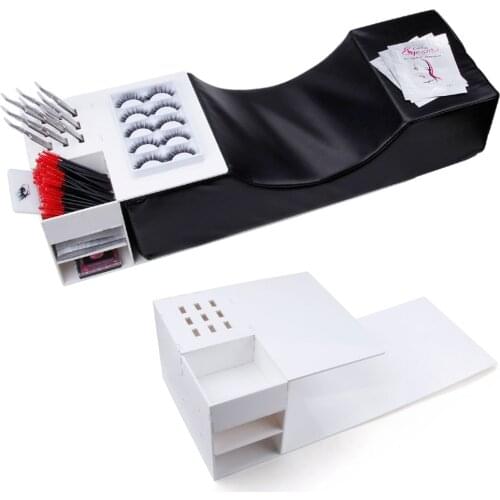 Professional Lash Pillow Shelf Soft Grafted Eyelashes Special Neck Pillows For Beauty Salon Use Headrest Support Eyelash Pillow