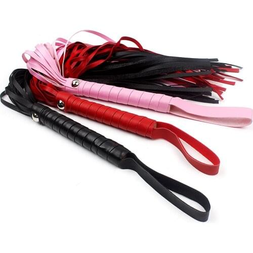 VATINE Sex Whip Flogger Sex Toys For Couples Adult Games SM Fetish Flirt PU Leather Bondage Sexy Knout Spanking Paddle