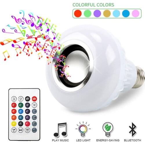 Smart WiFi Bulb+APP Remote Control LED Color Light Bulb With Music Player Light