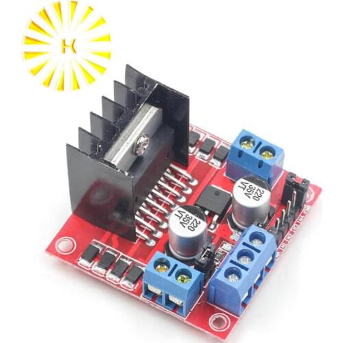 1PCS New Dual H Bridge DC Stepper Motor Drive Controller Board Module L298N for Arduino