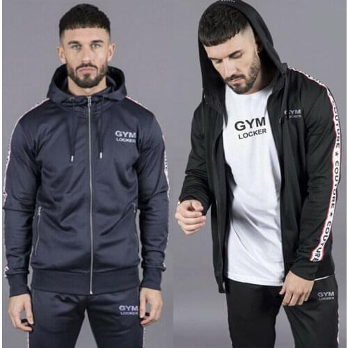 2020 SPORT Mens Casual Zip Up Hoodie Classic Winter Hooded Sweatshirt Sports Jacket Coat