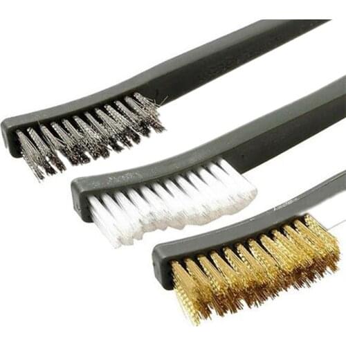 3pcs/Set Brush Cleaning Kit Airsoft For Hand Gun Hunting Tactical Shortgun Rifle Cleaning Tool Set