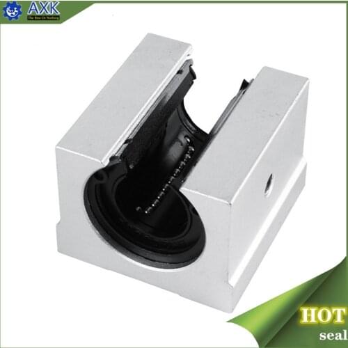 4pcs/lot Free shipping SBR20UU 20mm Linear Ball Bearing Block CNC Router for SBR20 liear rail