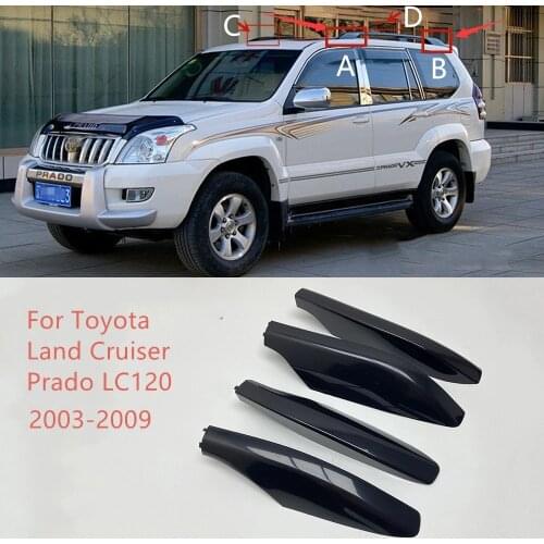 Car Roof Racks Rail End Decorative Cover Shell Replace For Toyota Land Cruiser Prado LC120 2003-2009