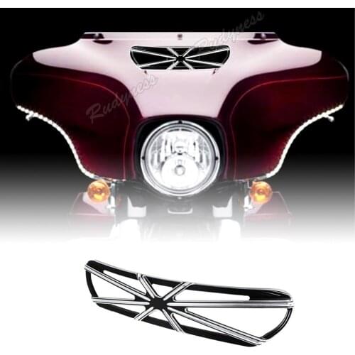 Big Grill Collection Fairing Scoop Intake Trim Accent For Harley Touring Electra Glide 2014 -2017 2018