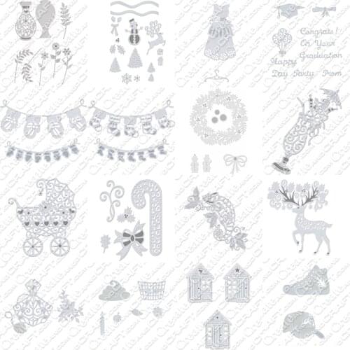 CH 2020 New Arrival Christmas items Metal Cutting Die Stencil For Scrapbooking Photo Album Decoration Embossing Paper Card Craft