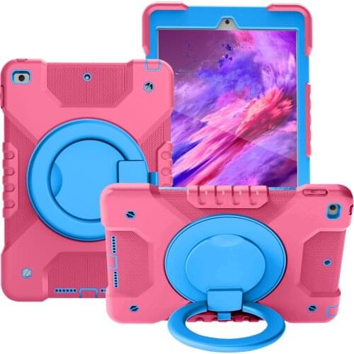 360 Degree Rotation Case For Ipad Anti-drop Protective Sleeve Ipad7 2019 2020 hand-held Shock Proof Full Body Cover Handle Stand