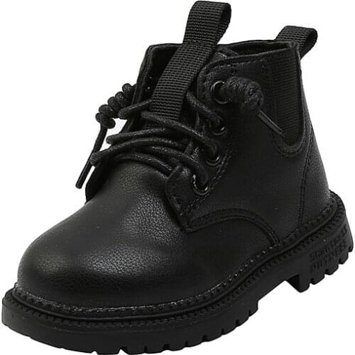 Kids Spring & Autumn Children Martin Boots Lovely Baby Boys And Girls New Design Zipper Soft Round Toe Rubber Sole Boots