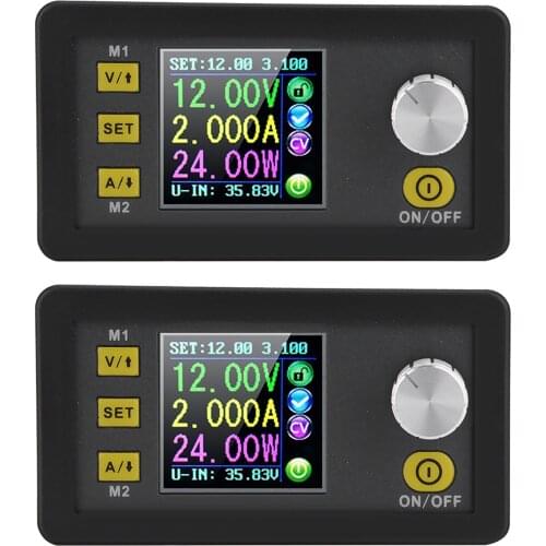 Hot DPS3005 DPS5005 DC-DC Inverter Programmable Step-down Power Supply Module Constant Voltage Color LCD Display Converter