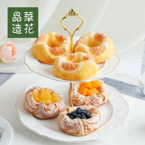 Simulation bread set fake cake fake soft latex bread model simulation food props fake food toys