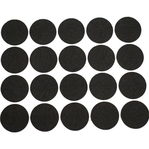 100pcs Felt Feet Mats Self Adhesive Furniture Leg Feet Rug Felt Pads Anti Slip Mat Bumper Damper For Chair Table Protector