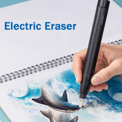 Pencil Drawing Mechanical Electric Eraser Cute Kneaded Erasers for Kids School Office Supplies Rubber Pencil Eraser Refill
