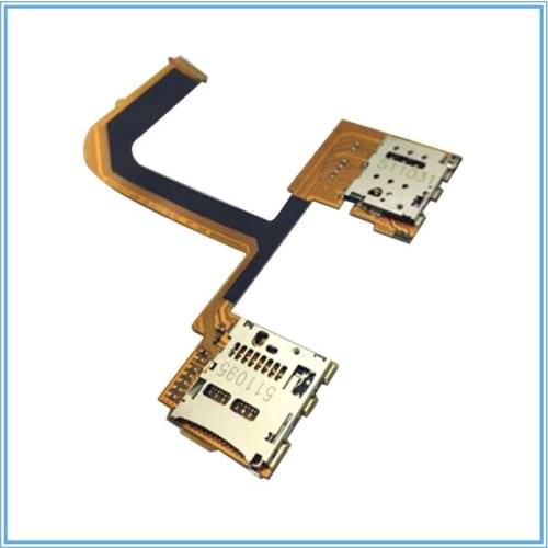 Sim Card Slot Tray Socket Flex Cable Replacement Parts For HTC One Mini 2 M8 Mini High Quality Shipping+Tracking Number