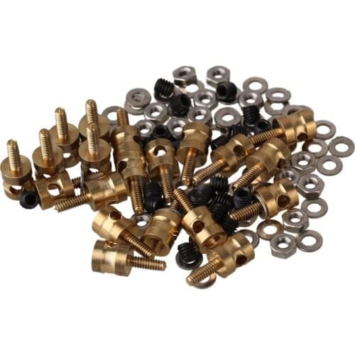 Mxfans 20pcs 2mm Metal RC Model Linkage Stopper Servo Screws Nuts for RC Airplane