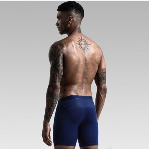 Underwear Shorts Underpants Natural Cotton Compression Shorts Quick-Drying Bottoms Men Gym Underwear Boxers