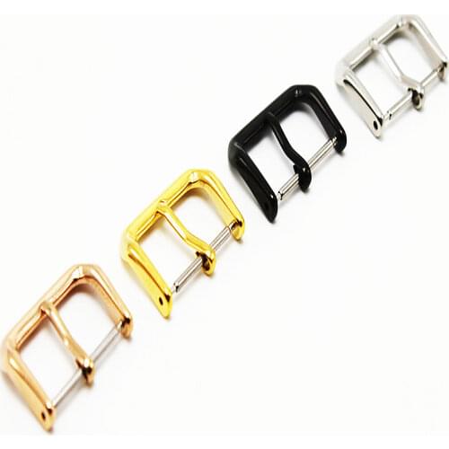 Wholesale 50PCS/lot Stainless Steel Watch Buckle Watch Clasp 10mm 12mm 14mm 16mm 18mm 20mm 22mm