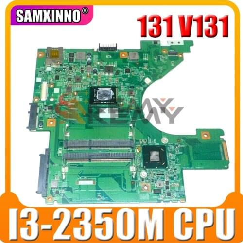 Original Laptop motherboard For DELL Vostro 131 V131 I3-2350M Mainboard CN-07CH48 07CH48 10321-1 48.4ND01.011 HM67