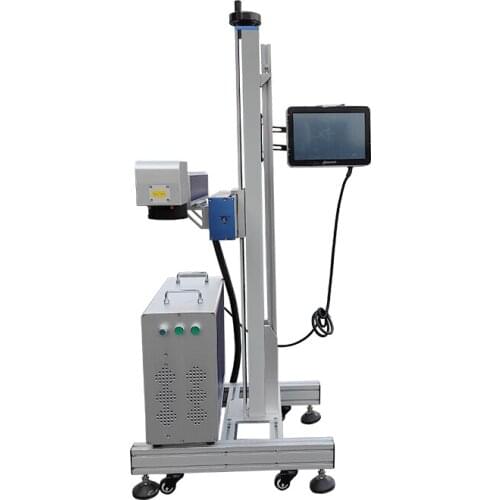 Batch pen engraver raycus fiber laser 50w laser printing machine