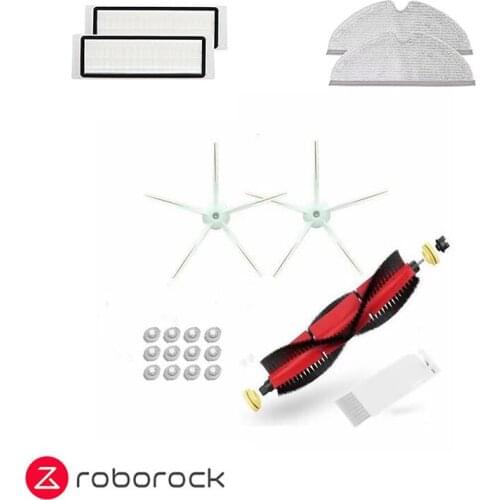 Roborock S50 s51 S55 S6 vacuum cleaner household essential cleaning HEPA filter removable brush side, brush mop filter element