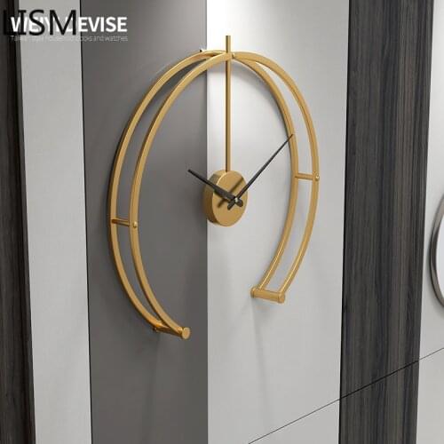 Luxury Large Modern Design Wall Clock Minimalist Living Room Fashion Gold Silent Clocks Wall Home Decor 3d Clocks Wall Watches