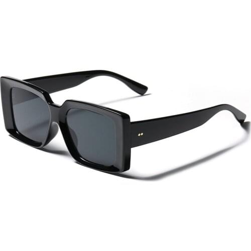 Veshion Square Frame Sunglasses Female Retro Style Black Brown Ladies Rectangular Sun Glasses for Women Uv400 2021 Spring