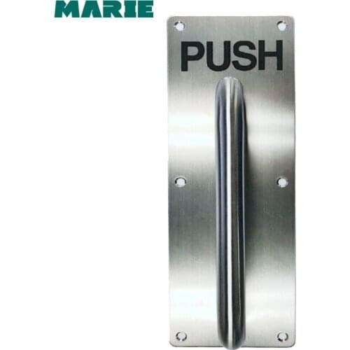 SP025 Stainless Steel Door Push Plate Gate Entrance Handle With Screws