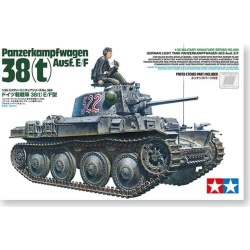 Tamiya America Inc 1/35 German Lt Tank Panzerkampfwagen 38t Ausf E/F 35369