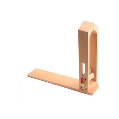 Hand-sewn wooden clip DIY hand-sewn tool suture wooden clip beech leather wooden frame hand-stitched clamp leather carving tool