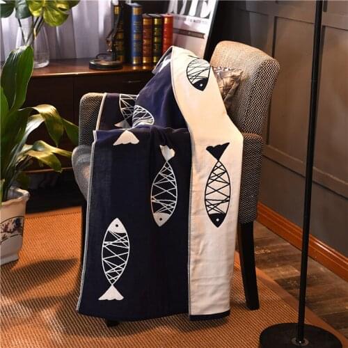 140x70cm Three Layers Gauze Hair Towel 100%Cotton Animals Cartoon Bath Towel Japanese Style Soft Couples Body Towel for Bathroom