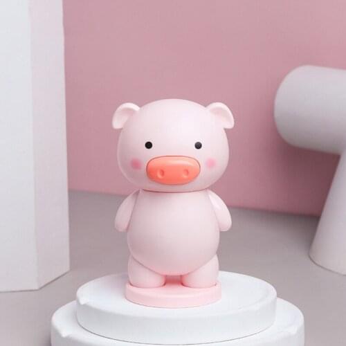 2021 New Handheld Cartoon Piggy Pocket Mini Fan USB Rechargble Cooling Air Conditioner