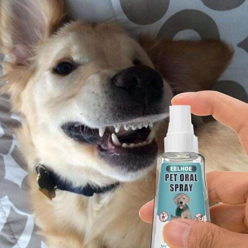 30ml Cats Dogs Anti Portable Oral Care Dental Spray Pet Breath Freshener Bad Teeth Deodorant Treatment Odor Remove Dropshipping