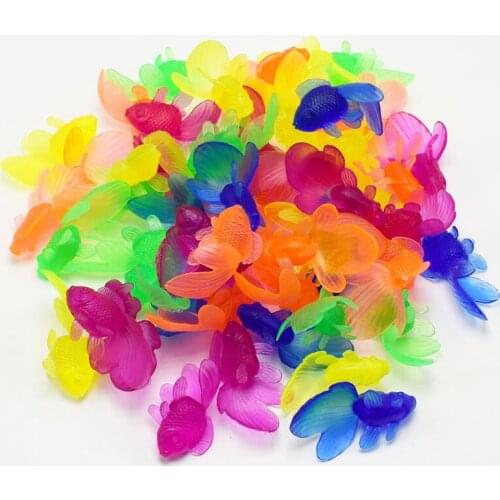 5pcs/set Kids Soft Rubber Gold Fish Baby Bath Toys for Children Simulation Mini Goldfish Water Toddler Fun Swimming Beach Gifts