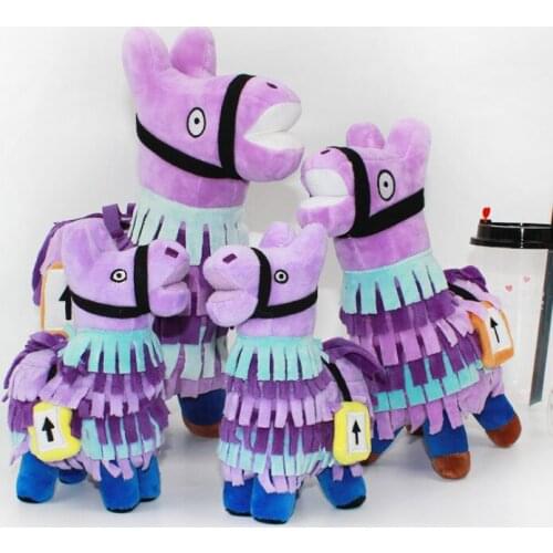 50pcs Stash Llama Plush Toy Hot Game Soft Alpaca Rainbow Horse Stash Stuffed Doll Toys Kids Birthday Gift 20cm